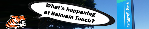 What's going down at Balmain Touch? header image