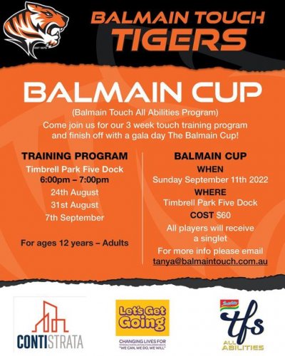 Balmain Cup poster